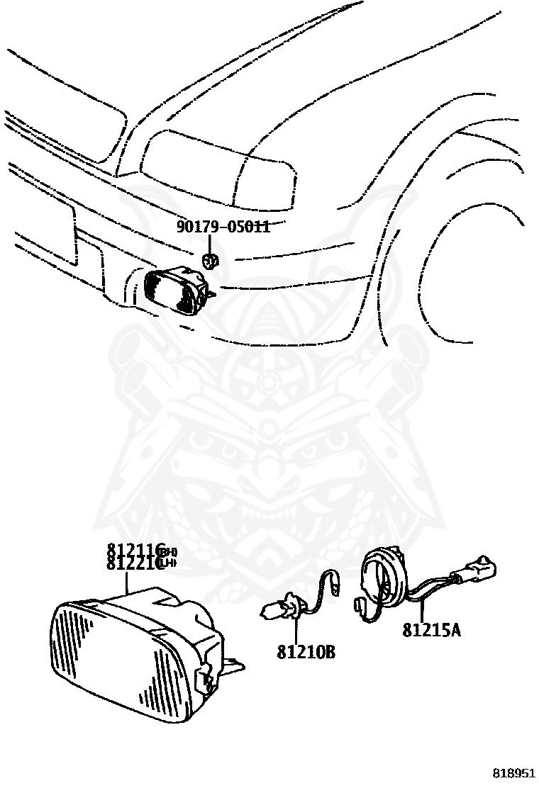 90179-05011 - Toyota - Nut - Nengun Performance